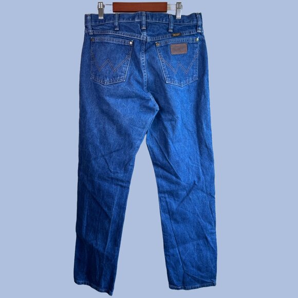 Vintage Y2K Distressed Wrangler Men's Premium Performance Cowboy Cut Regular Fit - Picture 4 of 7